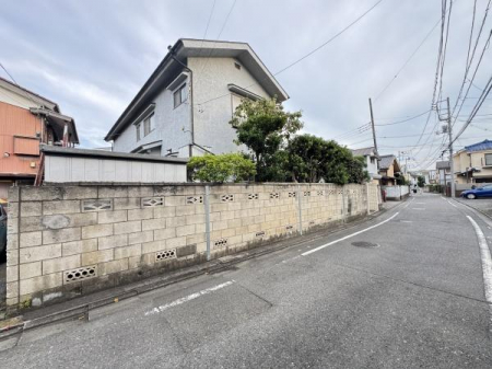 �O�ʓ��H�܂ތ��n�ʐ^�@-