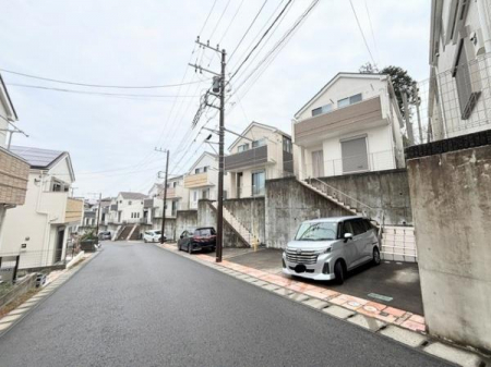 �O�ʓ��H�܂ތ��n�ʐ^�@-