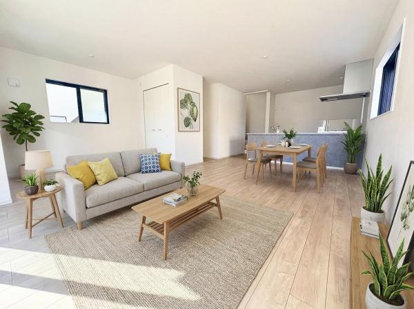 リビング 家具はCGによるイメージです