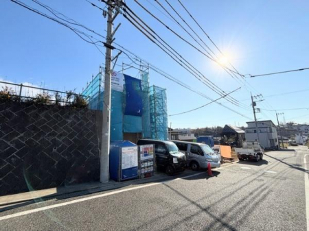 �O�ʓ��H�܂ތ��n�ʐ^�@-