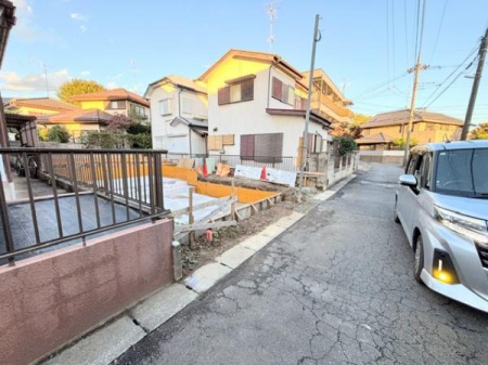 �O�ʓ��H�܂ތ��n�ʐ^�@-