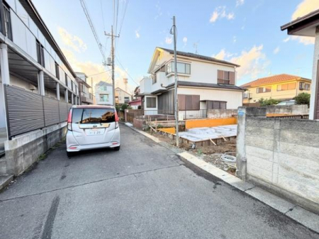 �O�ʓ��H�܂ތ��n�ʐ^�@-