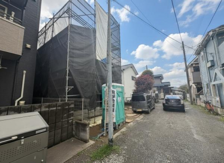 �O�ʓ��H�܂ތ��n�ʐ^�@-