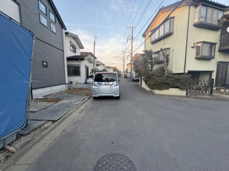 �O�ʓ��H�܂ތ��n�ʐ^�@-