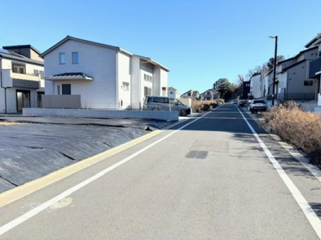 �O�ʓ��H�܂ތ��n�ʐ^�@-