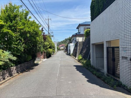 �O�ʓ��H�܂ތ��n�ʐ^�@-