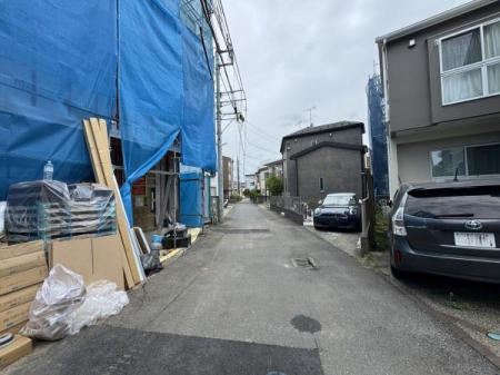 �O�ʓ��H�܂ތ��n�ʐ^�@-