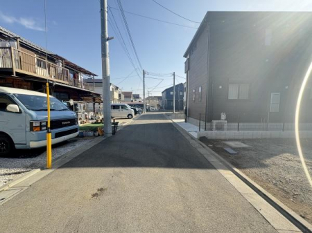 �O�ʓ��H�܂ތ��n�ʐ^�@-