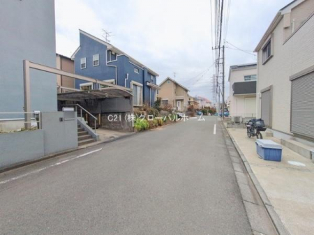 �O�ʓ��H�܂ތ��n�ʐ^�@-