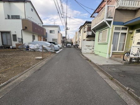 �O�ʓ��H�܂ތ��n�ʐ^�@-