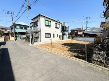 �O�ʓ��H�܂ތ��n�ʐ^�@-