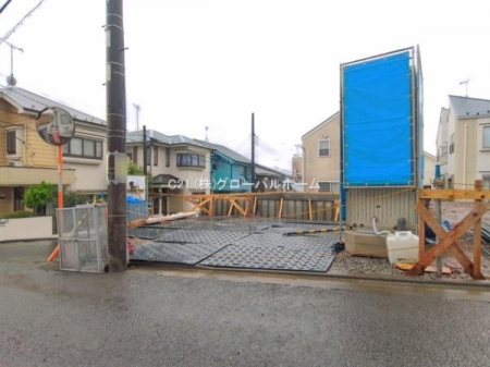 �O�ʓ��H�܂ތ��n�ʐ^�@-