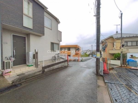 �O�ʓ��H�܂ތ��n�ʐ^�@-