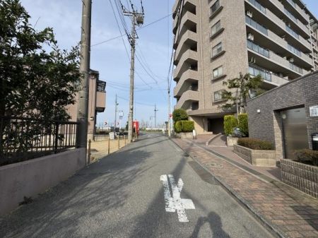 �O�ʓ��H�܂ތ��n�ʐ^�@-