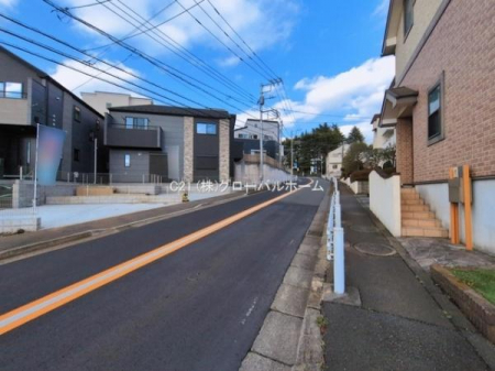 �O�ʓ��H�܂ތ��n�ʐ^�@-