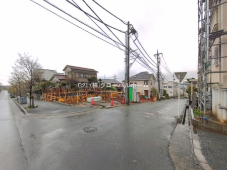 �O�ʓ��H�܂ތ��n�ʐ^�@-