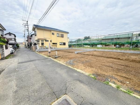 �O�ʓ��H�܂ތ��n�ʐ^�@-
