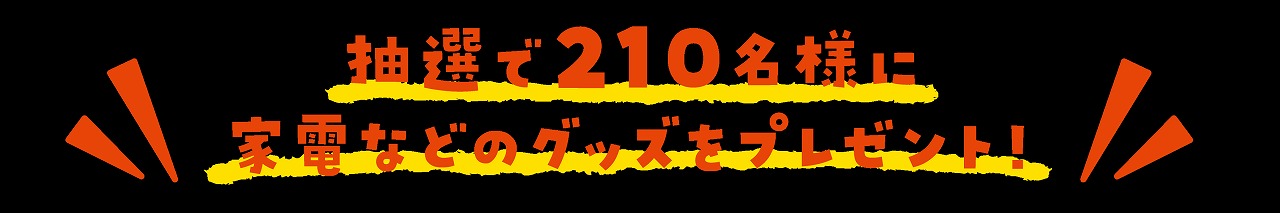 キャンペーン賞品